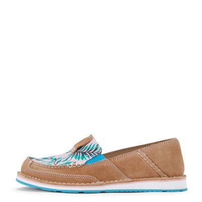 Ariat Cruiser Kahverengi / Mavi Loafer Ayakkabı Bayan (34998-688)